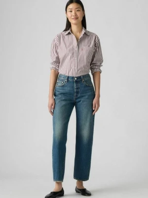 Jeansy Straight Leg Levi's niebieski denim