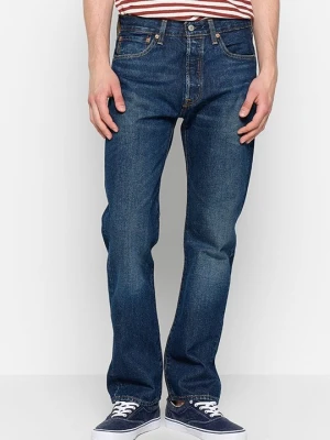 Jeansy Straight Leg Levi's niebieski denim