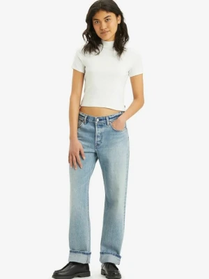 Jeansy Straight Leg Levi's niebieski denim