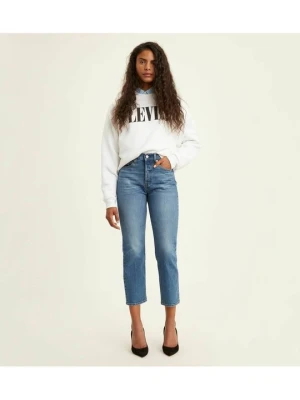 Jeansy Straight Leg Levi's niebieski denim