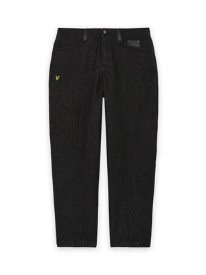 Jeansy Straight Leg Lyle & Scott czarny
