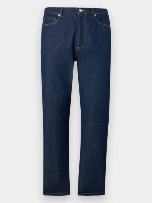 Jeansy Straight Leg Maison Kitsuné niebieski