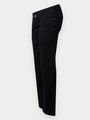 Jeansy Straight Leg Mamalicious czarny