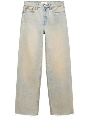 Jeansy Straight Leg Mango jasnoniebieski