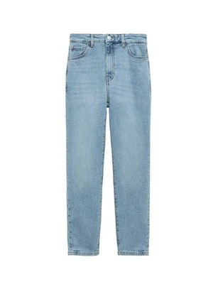 Jeansy Straight Leg Mango niebieski