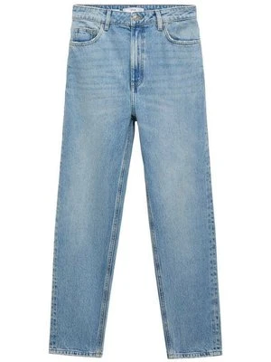 Jeansy Straight Leg Mango niebieski