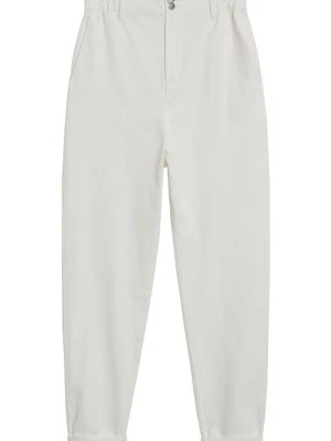 Jeansy Straight Leg Mango mleczny