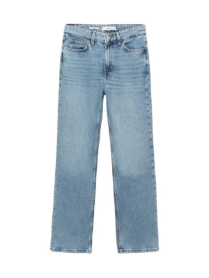 Jeansy Straight Leg Mango niebieski