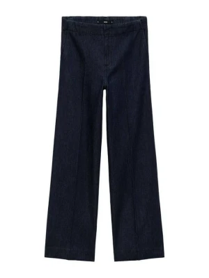 Jeansy Straight Leg Mango niebieski