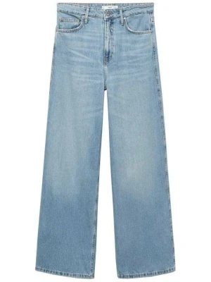 Jeansy Straight Leg Mango niebieski