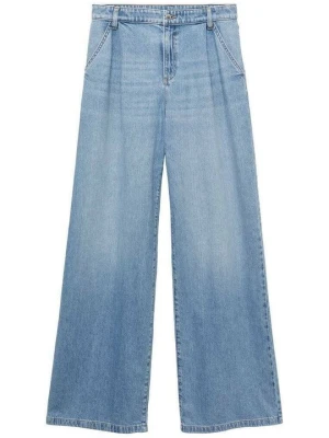 Jeansy Straight Leg Mango niebieski
