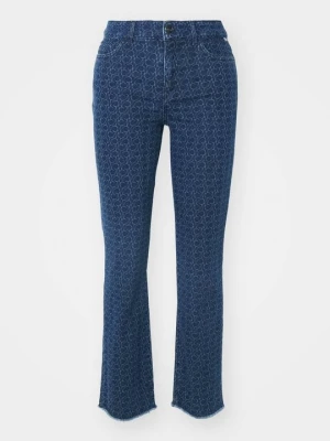 Jeansy Straight Leg Marc Cain niebieski denim