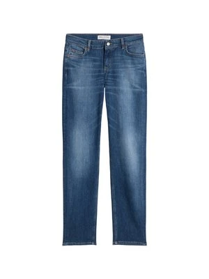 Jeansy Straight Leg Marc O'Polo granatowy