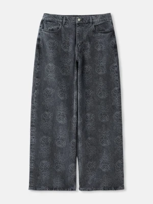 Jeansy Straight Leg Marimekko jasnoszary