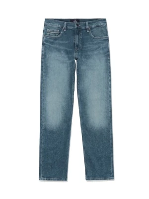 Jeansy Straight Leg Matinique niebieski denim