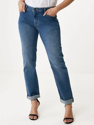 Jeansy Straight Leg Mexx niebieski