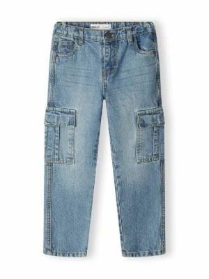 Jeansy Straight Leg MINOTI jasnoniebieski denim