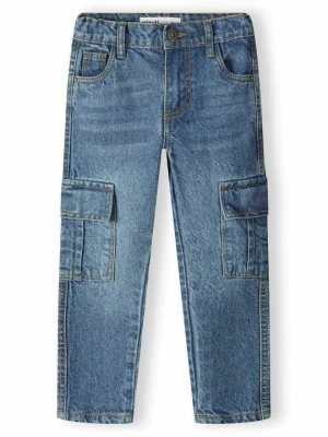 Jeansy Straight Leg MINOTI niebieski denim