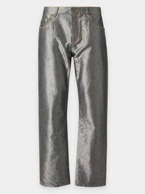 Jeansy Straight Leg Missoni srebrny