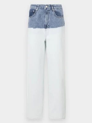 Jeansy Straight Leg MOSCHINO biały