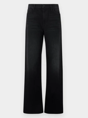 Jeansy Straight Leg Mother czarny