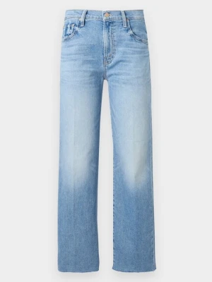 Jeansy Straight Leg Mother jasnoniebieski