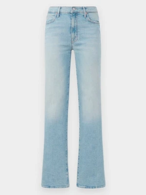Jeansy Straight Leg Mother jasnoniebieski denim