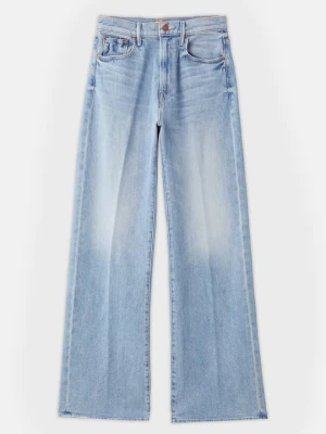Jeansy Straight Leg Mother jasnoniebieski denim