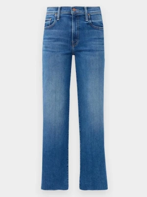 Jeansy Straight Leg Mother niebieski