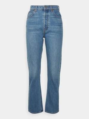 Jeansy Straight Leg Mother niebieski denim