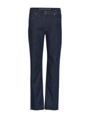 Jeansy Straight Leg My Essential Wardrobe granatowy