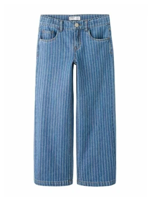 Jeansy Straight Leg NAME IT niebieski melanż