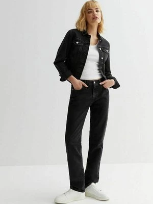Jeansy Straight Leg New Look czarny