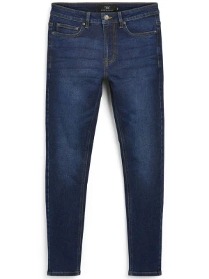 Jeansy Straight Leg Next jasnoniebieski denim