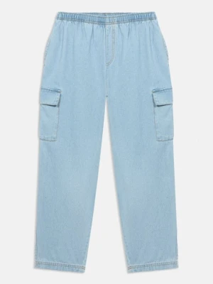 Jeansy Straight Leg Nike jasnoniebieski denim