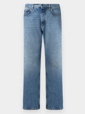 Jeansy Straight Leg Off White niebieski denim