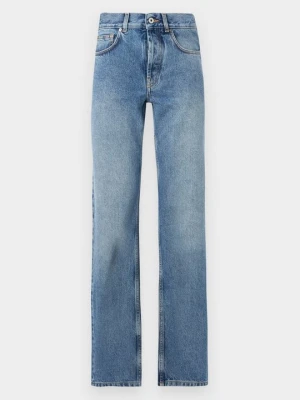 Jeansy Straight Leg Off White niebieski denim