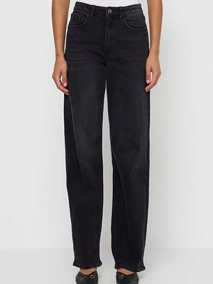 Jeansy Straight Leg Only czarny