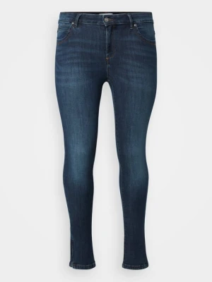 Jeansy Straight Leg ONLY Carmakoma ciemnoniebieski
