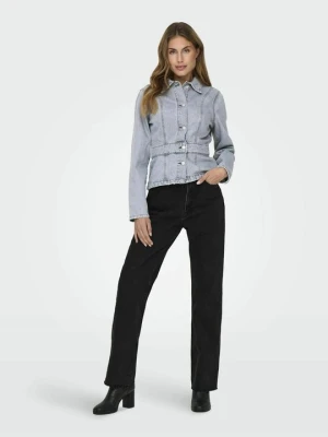 Jeansy Straight Leg Only czarny