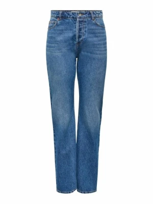 Jeansy Straight Leg Only niebieski denim