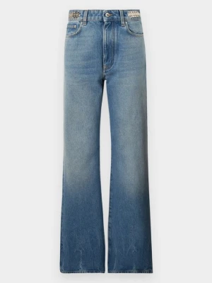 Jeansy Straight Leg Paco Rabanne niebieski denim