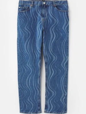 Jeansy Straight Leg Paul Smith niebieski denim