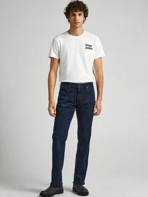 Jeansy Straight Leg Pepe Jeans niebieski denim