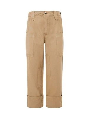 Jeansy Straight Leg Pepe Jeans beżowy