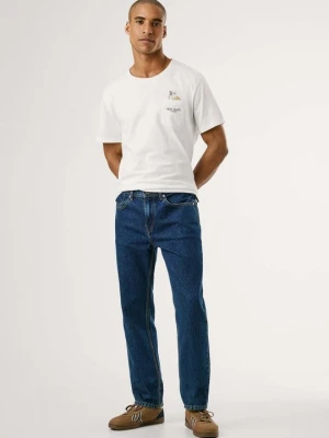 Jeansy Straight Leg Pepe Jeans niebieski denim