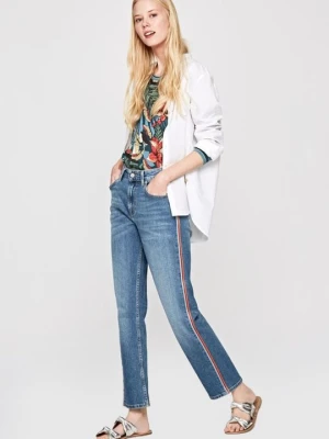 Jeansy Straight Leg Pepe Jeans niebieski denim