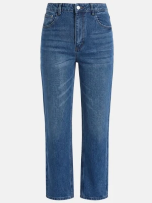 Jeansy Straight Leg Pier One By Zalando niebieski denim
