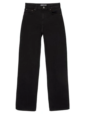 Jeansy Straight Leg PULL&BEAR czarny melanż