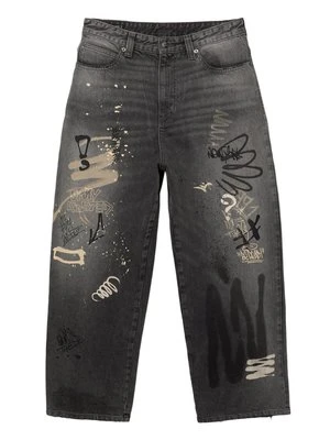 Jeansy Straight Leg PULL&BEAR czarny